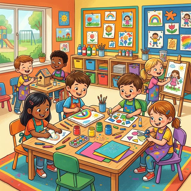 Creative arts and crafts program